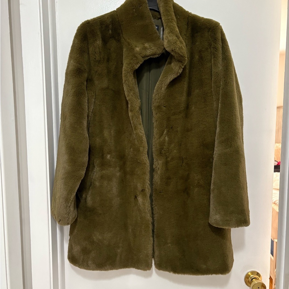 Love Token Olive Teddy Jacket